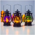 thumbnail image 3 of Lámpara LED de Halloween, linterna de llama, decoración colgante, Castillo de calabaza, luz de fiesta de bruja, 1 ud., 3 of 5