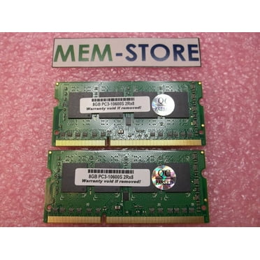 16GB (2x8GB) DDR3 1333MHz SODIMM Crucial CT2K8G3S1339M Equivalent RAM Memory (3rd Party)