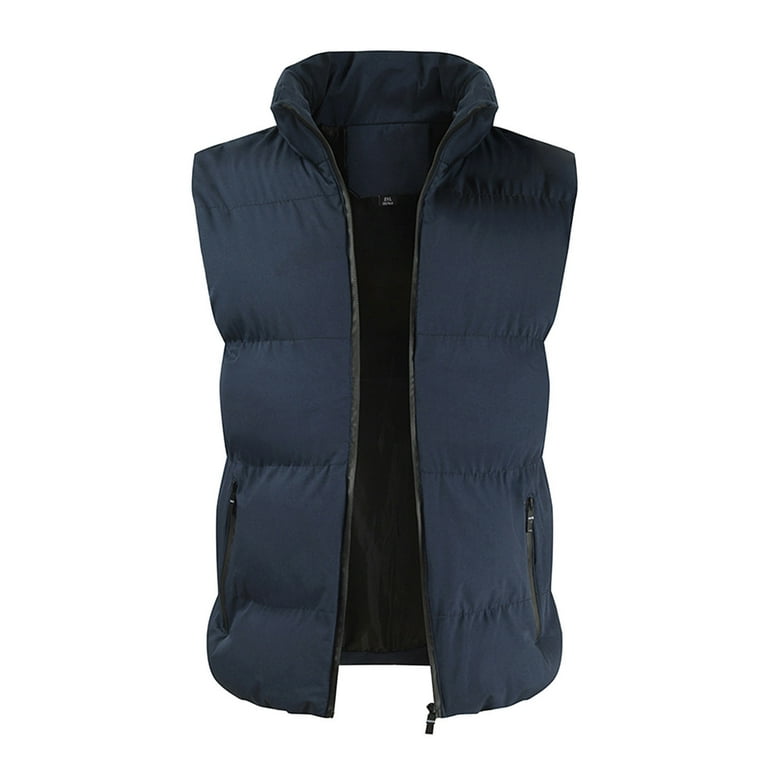 adviicd Work Vest Men s Padded Down Vest Winter Casual Work Sports Travel Outdoor Puffer Pockets