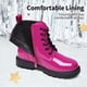 thumbnail image 3 of Bota DREAM PAIRS Kbo211 con cierre lateral rosa para niña talla 8, 3 of 6