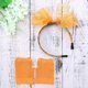 thumbnail image 3 of 80's Lace Headband Neon Earrings Fingerless Fishnet Gloves for 80's Party(Orange), 3 of 4