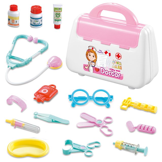 15PCS Children Toy Set Interactive Educational Pretend Play Toy for Role Play