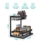 thumbnail image 3 of Organizador Debajo del Fregadero de 2 Niveles, Prueba de Óxido Organizadores de Gabinetes Deslizantes en Forma de L, Organizador de Fregadero Multiusos para Cajón de Cocina y Baño, 2 Pack, 3 of 8