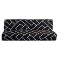 thumbnail image 1 of Armless Futon Sofa Bed Cover Sofa Couch Slipcovers Without Armrests Printed Furniture Protector Cover, 1 of 2