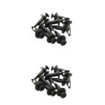 thumbnail image 2 of Transemion Pack of 50 Plastic Rivet Replaced Parts Easily Use Bumper Fastener Fixing Fasteners Convenient Craftsmanship Doors Clips 2Set, 2 of 6