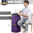 thumbnail image 2 of Mochila de lavandería Ãzhido College extra grande, color morado, 115 L, 2 of 6