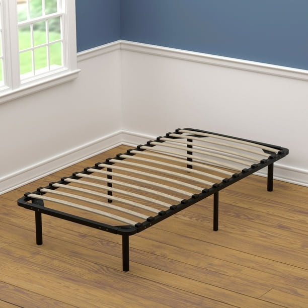 Handy Living XL Twin Size Wood Slat Bed Frame   Walmart.