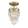 thumbnail image 3 of 131-VG Crystorama Lighting Calypso - 1 Light Pendant in Traditional and Contemporary Style - 7.25 Inches Wide by 13.75 Inches High-Vibrant Gold Finish, 3 of 7