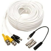 Q-See 100 ft. Video and Power BNC Male Cable with 2 Female Connector