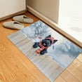 thumbnail image 3 of Playful Scottish Terrier Welcomes Winter Snowy Day with Cardinal Bird Doormat Scottie Dog Lover Gifts Indoor Outdoor Welcome Mat - 2017, 3 of 5