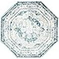 thumbnail image 3 of Unique Loom 3151848 6 x 6 ft. Salle Garnier Sofia Octagon Rug, Blue, 3 of 4