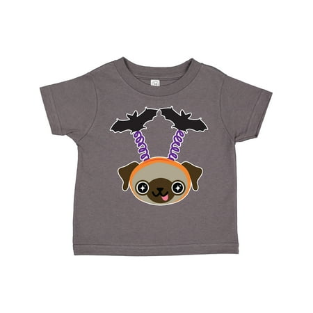 

Inktastic Halloween Kawaii Pug Brown Boys or Girls Toddler T-Shirt