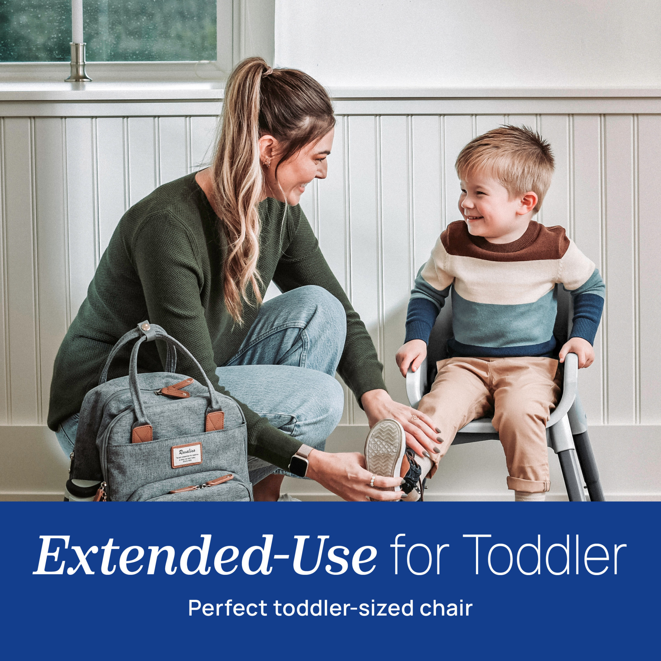 Chicco Zest 4-in-1 Multi-Use Folding High Chair, Seasalt photo 7