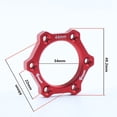 thumbnail image 1 of 1 Pce Adaptateur de Bride de Disque de Frein de Vélo/bicyclette à Moyeux Libres Filetés 44/48 mm, Alliage d'Aluminium, Accessoires de Bicyclette, 1 of 12