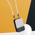 thumbnail image 3 of Pequeño ventilador de cuello colgante, bajo nivel de ruido, 3 velocidades, recargable por USB, eléctrico para exteriores con cordón, ventilador de Negro BLESIY Ventilador de cuello colgante, 3 of 7