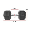thumbnail image 4 of CAP Barbell, 50lb Coated Hex Dumbbell, Single, 4 of 7