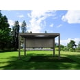 thumbnail image 4 of Wind Resistant Manual Side Shade/Screen for Villa Pergola, 10 ft., Dark Gray, 4 of 6