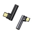 thumbnail image 5 of Tablet HiFi 90 Degree USB-C to 3.5 Jack Headphone Converter Type C to 3.5mm AUX Audio Cable Adapter GREY, 5 of 8