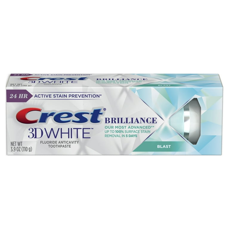 Crest 3D White Brilliance Blast Toothpaste 3.9 oz Walmart