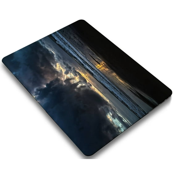 KSK KAISHEK Plastic Hard Shell Only Compatible 2010/2013/2014-2017 Release MacBook Air 13 inchs No Touch + Black Keyboard Cover Model: A1369 & A1466 Sky Series 0233