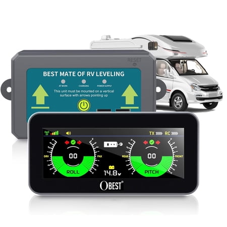 ?B-Qtech Wireless RV Leveling System - Smart Auto-Leveler for Travel Trailers & Campers, Real-Time Monitoring, Easy Setup?