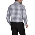 thumbnail image 3 of Men Formal Shirt NAVY WHITE CHECK, 3 of 4