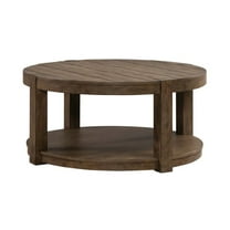 Liberty Furniture Broadmore Round Cocktail Table - Brown