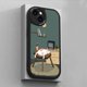 thumbnail image 4 of Funda de teléfono a prueba de golpes para iPhone, carcasa de gato perezoso blanco y naranja para iPhone 14, 13, 12, 11 Pro Max, Mini, X, XS, XR, 7, 8 Plus, SE, 4 of 4