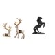 thumbnail image 1 of Estatua de ciervo alce,Figuras de alce y ciervo,decoración del hogar,estatuas de resina,Estatua de escultura decorativa de figura de reno para el hogar,Estatua del caballo,Estatua de, 1 of 8