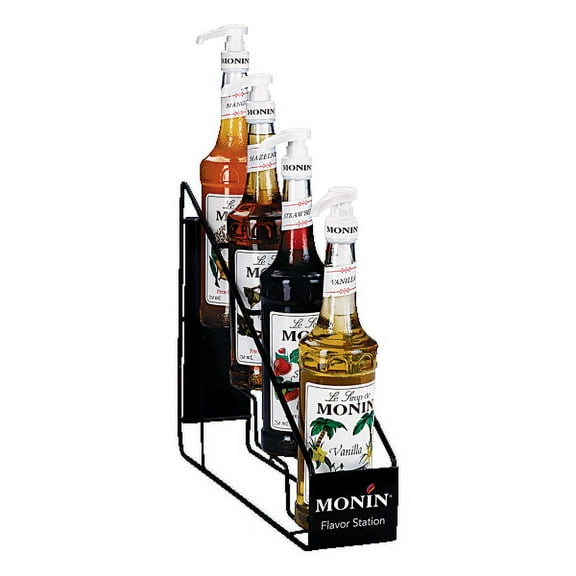 Monin Syrup Wire Rack (4 Bottles)