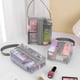 thumbnail image 3 of Bolsas de cosméticos transparentes de malla, pequeñas y grandes bolsas de maquillaje de Color transparente, organizador de artículos de tocador de viaje portátil, bolsa de almacenamiento de lápiz labi, 3 of 4