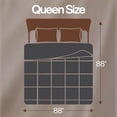 thumbnail image 2 of Utopia Bedding Queen Comforter Duvet Insert, Quilted Grey Comforter with Corner Tabs, Box Stitched Down Alternative Comforters Queen Size 88 x 88 inches, 2 of 8