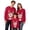 Red_002, variant on QTSHPN Family Matching Hoodie Parent Child Sweatshirts Cozy Holiday Outfit Festive Printed Kids Sweatshirt