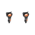 thumbnail image 2 of Soidarity Soporte de luz Plásticos Accesorios para ciclismo Instalación práctica Montaje de lámpara multicolor Pieza reemplazada Suministros para Negro/Naranja 2piezas Soidarity CBP448355, 2 of 5