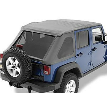 Bestop Inc. 56823-35 Bes56823-35 07-15 Wrangler Unlimited(No Doors Incl) Tinted Windows Trektop Nx Soft Top-Black