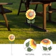 thumbnail image 4 of WASHWEPE Estaca De Metal Para Jardín Con Adorno De Girasol Para Patio Y Macetas, 4 of 8