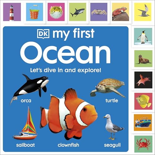 Pre-Owned My First Tabbed Board Book My First Ocean: Let's Dive in and Explore!, (Board Book)
