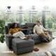 thumbnail image 3 of Sala Esquinera Reclinable Easy Living Dubai Gris Oxford, 3 of 7