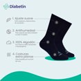 thumbnail image 3 of Diabetín || 6 Pares Calcetines para Diabéticos Algodón Ecológicos ComfortFit para Caballero. (Oxford). 6pack de Calcetines de algodón ecológico., 3 of 7