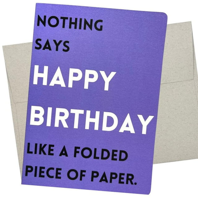Tarjeta de cumpleaños divertida de Whitman y su hija, feliz cumpleaños, 15 x 7 pulgadas