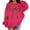#~Hot Pink1511, variant on WOYY Oversized Hoodie for Girls Leopard Bow Graphic Sweatshirt Preppy Cute Pullover Top, Black, Sizes 2-13