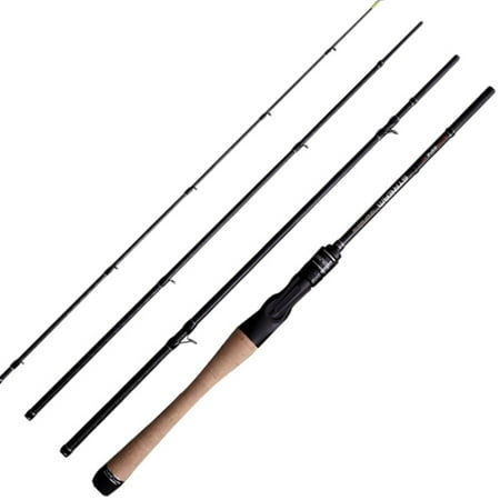 PURELURE STREAM 4 Section Spinning Rod 6 5 Portable Trout Travel Rods