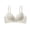 White, variant on WCJM Beige Women's Ice Sports Thin Breathable Underwear Jelly Glue Back Women's Underwire Bra