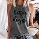 thumbnail image 2 of Camiseta Sin Mangas Para Mujer Sin Mangas Cami Tops Moda Casual Impreso Señoras Cuello Redondo Chaleco Camiseta Odeerbi  ODB157709, 2 of 5