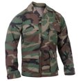 thumbnail image 1 of Rothco Rip-Stop B.D.U. Shirt (100% Cotton Rip-Stop), Woodland Camo, M - Short, 1 of 2
