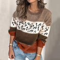 thumbnail image 3 of Vedolay Sweaters for Women Trendy Women's 2023 Sweaters Trendy Fal Long Balloon Sleeve Loose Pullover Top,Khaki S, 3 of 5