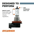 thumbnail image 2 of Sylvania H11 Basic Auto Halogen Headlight Bulb, 1 pack, Compatible with Multiple Cars, 2 of 9