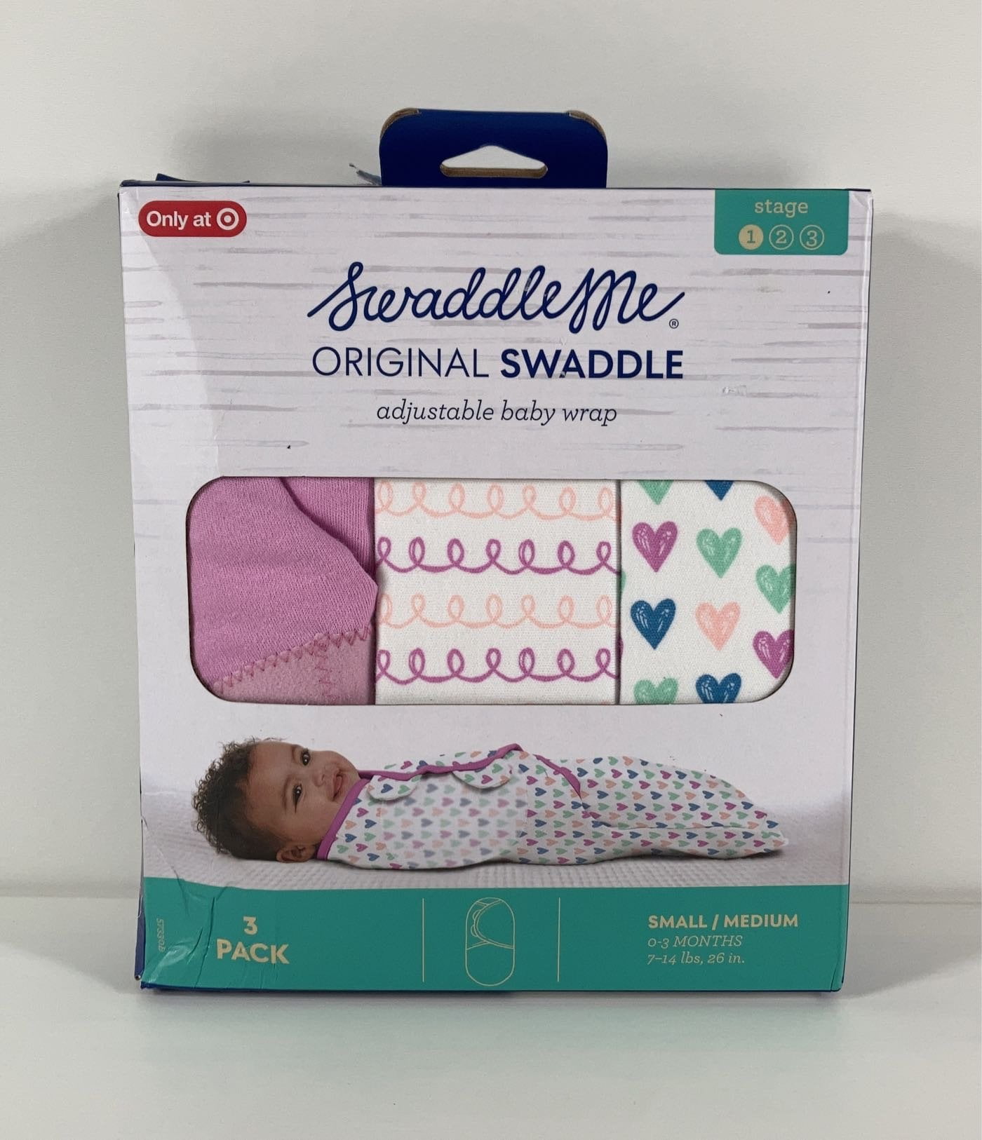Open Box SwaddleMe Original Swaddle Wrap, 3pk, 0-3 Months