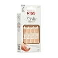 thumbnail image 6 of KISS Salon Acrylic, Press on Nails, Power Play, Beige, Real Short Squoval, 28 Count, 6 of 7