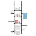 thumbnail image 7 of Wliqien 4-Tier Over The Toilet Storage Shelf, Adjustable Standing Bathroom Organizer, Heavy Duty Above Behind Toilet Laundry Space-Saving Shelving for Small Rooms, No Drill, 75.2"-131.89" Height, 7 of 7